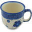 Bleu-belle Fleur Handmade Stoneware Coffee Mug