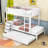 Kaleis Bunk Bed With Storage Drawers, Outlets, USB Ports And Safety Guardrails-1282397678-1282397673