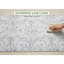 Tapis de cuisine anti-fatigue en PVC 18 po x 30 po avec envers antidérapant et imperméable - Austen Damask-9261858