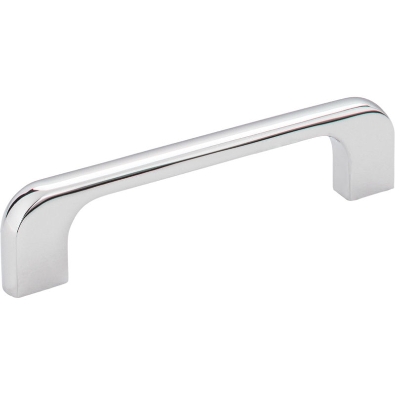 Alvar Bar Pull, 3 3/4", Polished Chrome