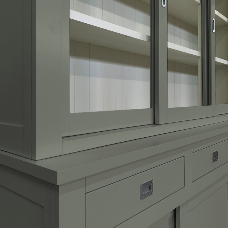 Lemire Display Cabinet, Concrete Grey