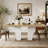 78.7"Rustic-style extendable dining table-191922950