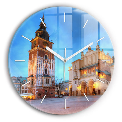 Glass Wall Clock