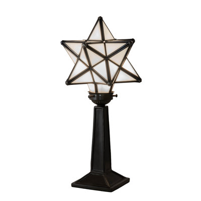 17" High Moravian Star Accent Lamp