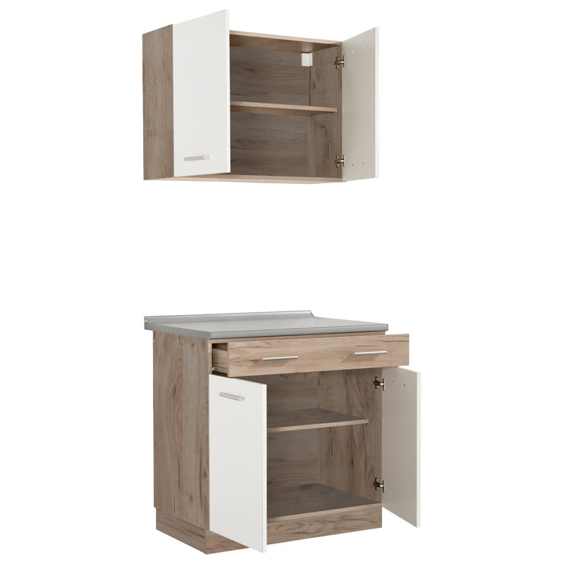 Kozo 206.5cm Kitchen Pantry, White