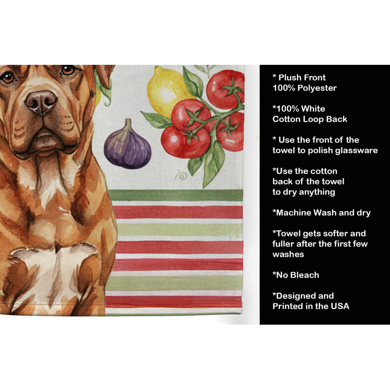 Torchon acajou Dogue de Bordeaux, Mahogany Dogue de Bordeaux