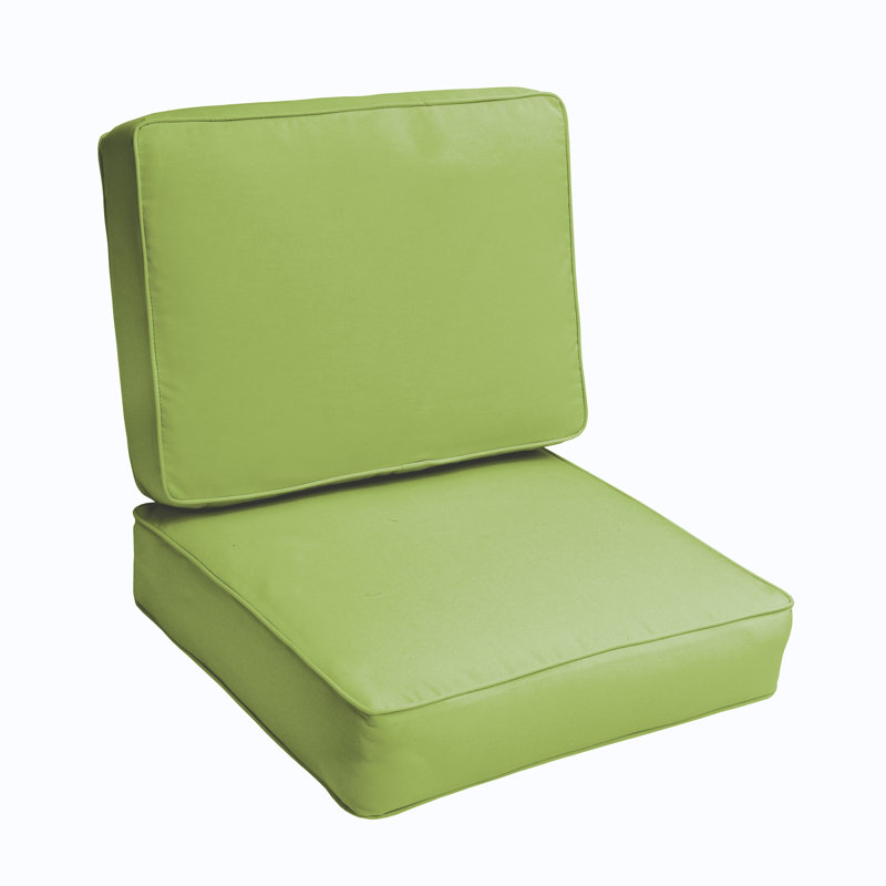 Coussin intérieur / extérieur, Vert pomme Fresco, 23,5 po x 23,5 po