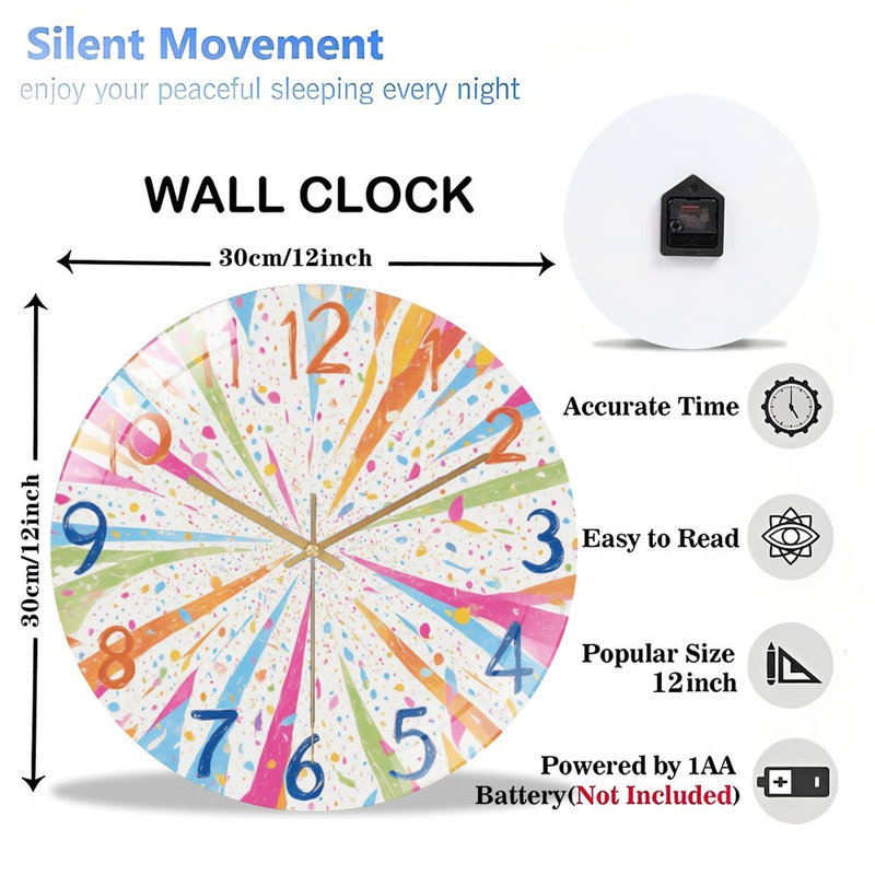 Horloge murale 12 po