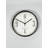Elegant Decorative Wall Clock, 11.8 inches Diameter, Black Plastic Frame, Real Glass Cover, 1.8 inches Thick | Stylish and Functional Home Decor | Perfect for Living Room, Bedroom, and Office Spaces-105520100