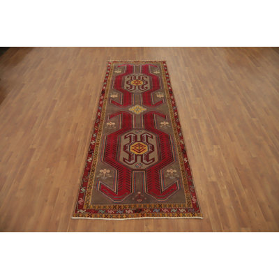 Tribal Geometric Traditional Runner Rug 4x10