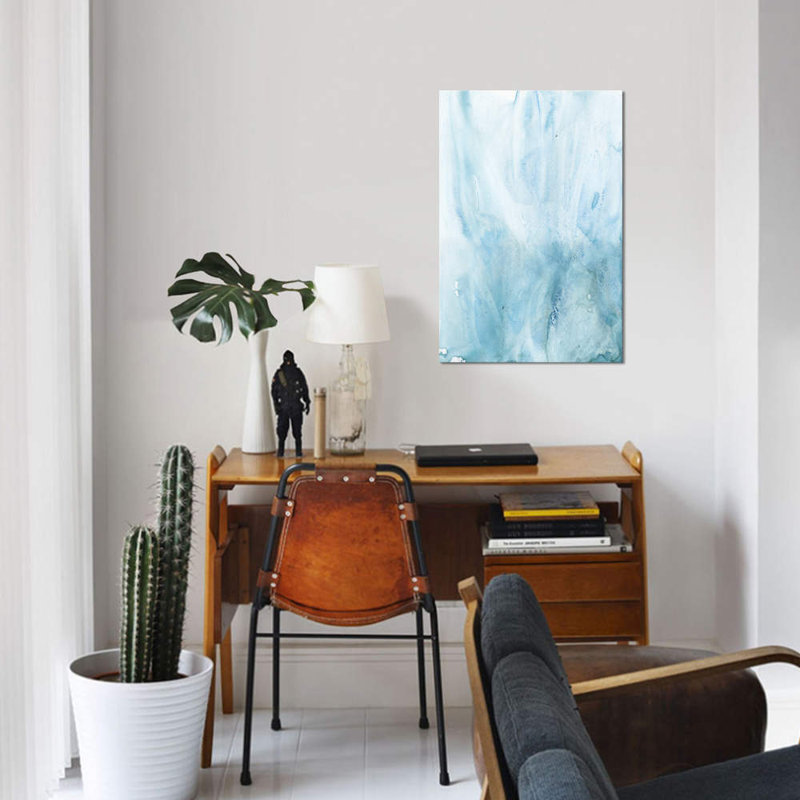« aquarelle abstract iv », reproduction d’impression sur toile, H 60 po x l 40po x P 1,5 po, Toile tendue, Pas de tapis