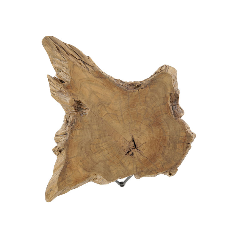 Faux Tree Stump End Table