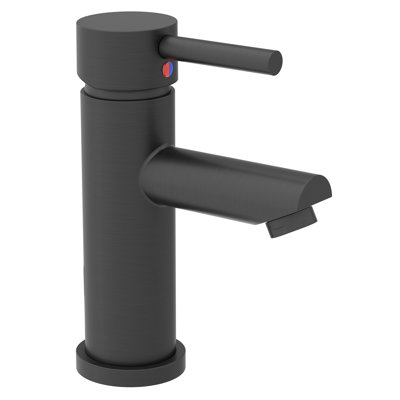 Dia Single Handle Bathroom Faucet with Push Pop Drain