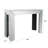 Pelagios 44'' Glass Top Console Table