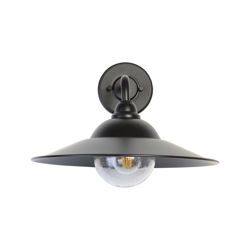 Alsawwan 15" Wall Sconce - Outdoor, Matte Black
