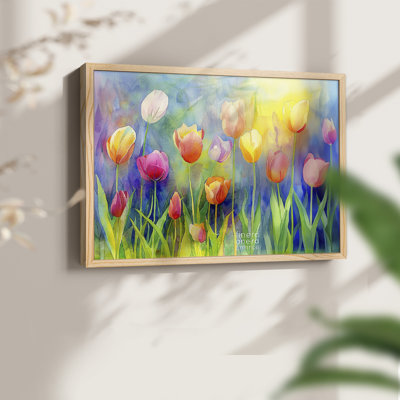 Série florale - Cxxiv - reproduction encadrée - réarmable