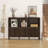 Guinna 6-Cube 3-Door Wood Bookcase-246873506