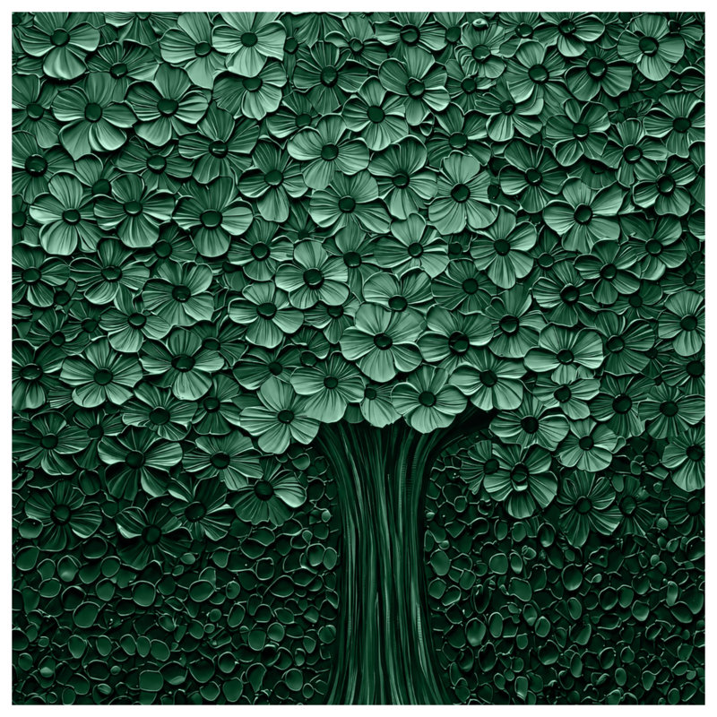 Tapis de bain floral, L 24 po x L 17 po