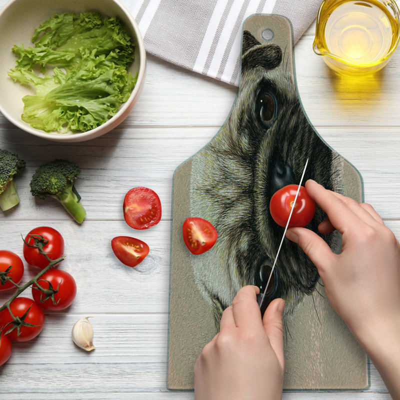 Planche à découper en verre trempé Ambesonne