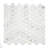 Eterna Hex Blend Pattern Roman 1.25" Glass Mosaic Tile