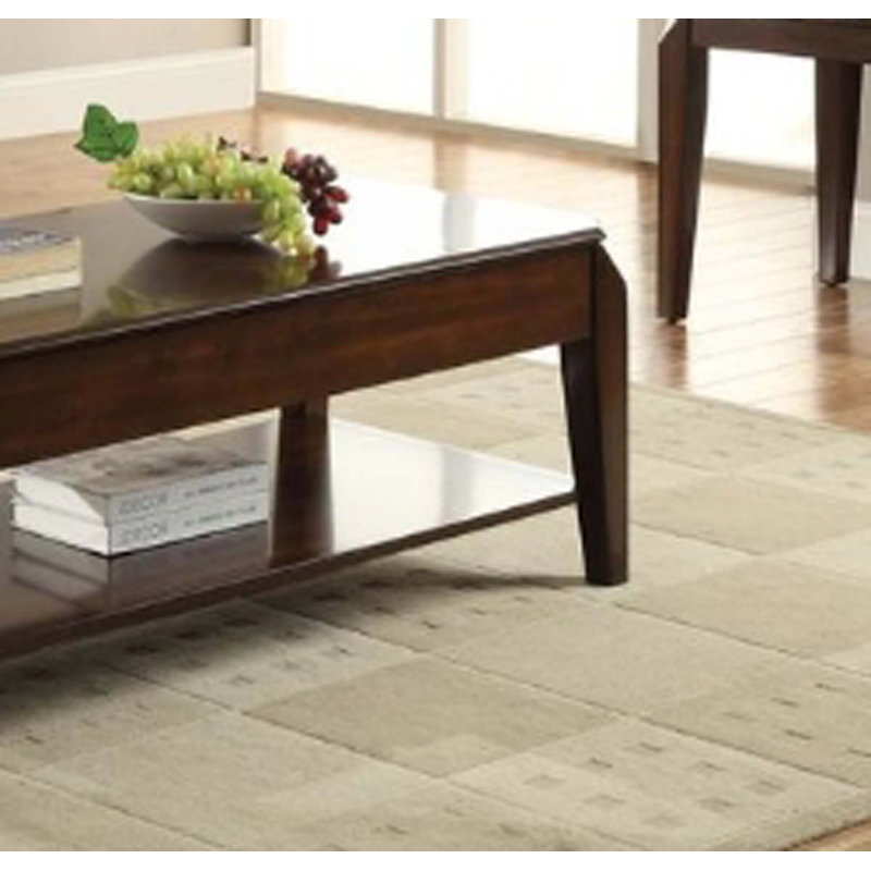 Table basse avec plateau relevable