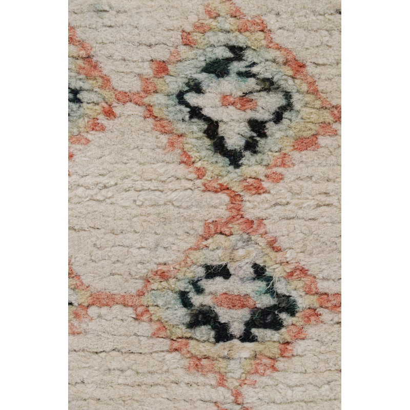 Moroccan Hand Knotted Area Rug, Runner 3' x 12'