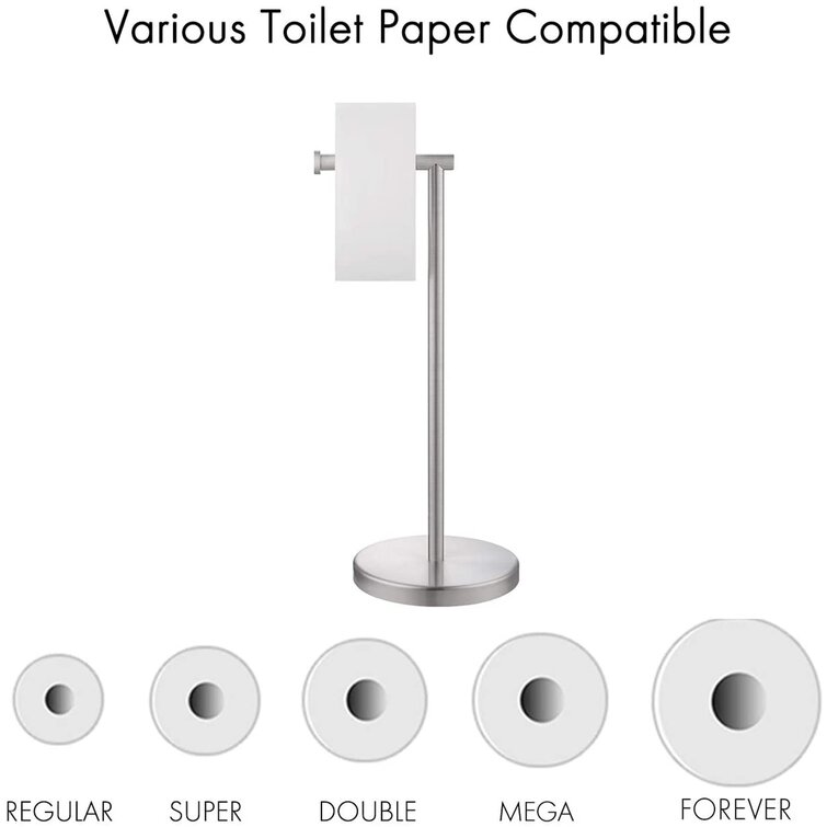 Acehoom AC-FS Free Standing Toilet Paper Holder