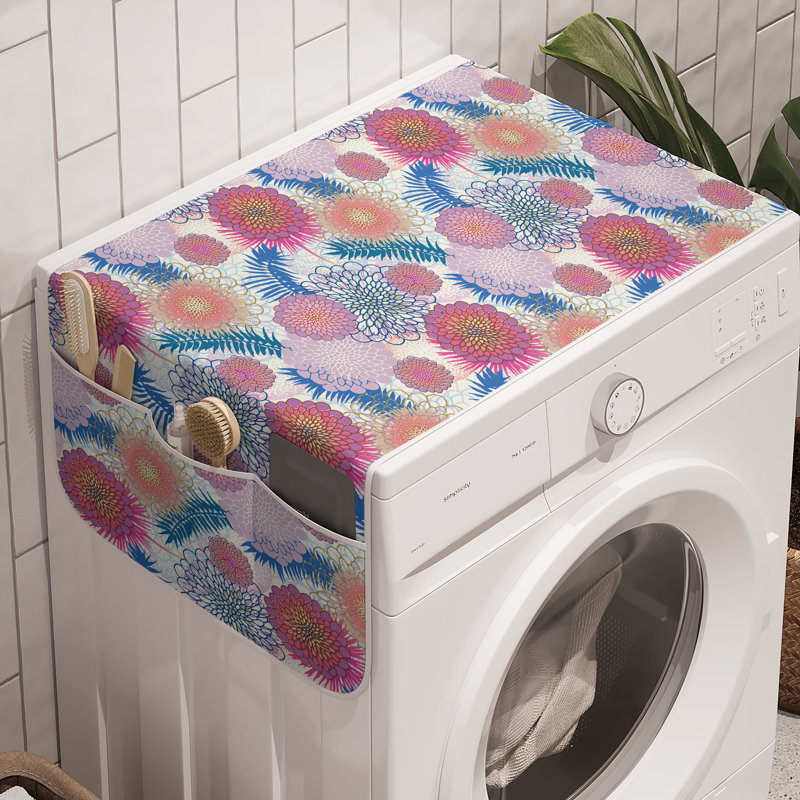 Multicolore East Urban Home Dahlia, ensemble de 2 machines à laver 47 po x 18,5 po
