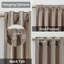 Rideaux isolants et isolants en velours de luxe. Pièce obscurcissant 75% à 95% avec passe-tringle à onglets pour salon (ensemble de 2)-1818531097-1818531101