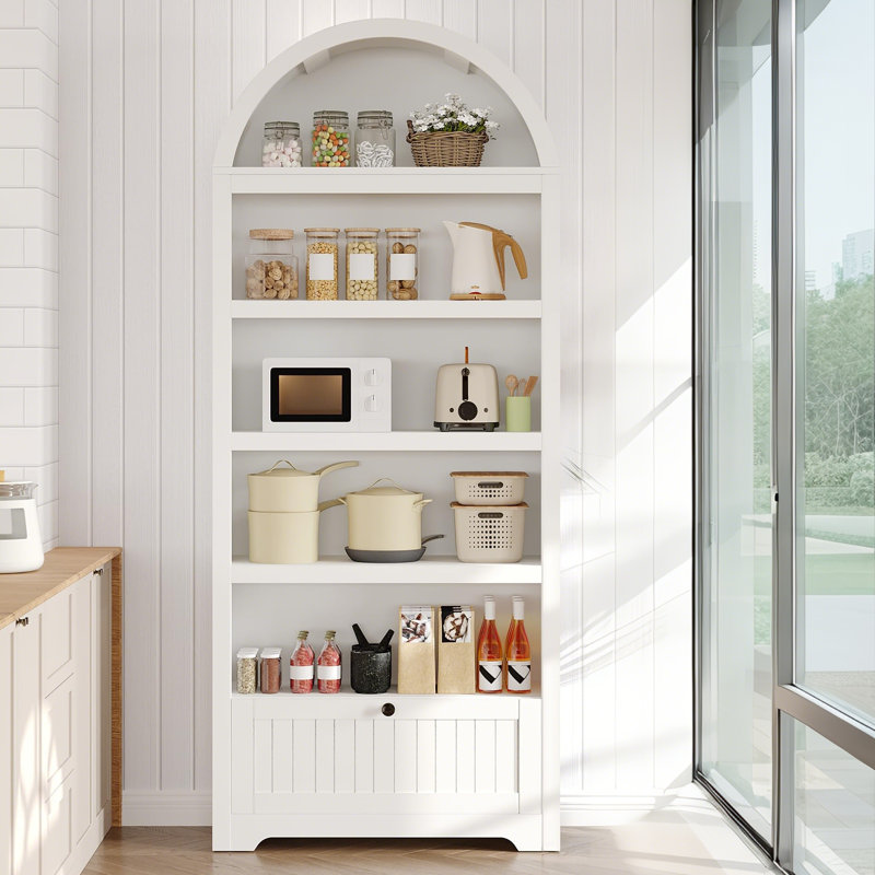 182cm H x 78.7cm W Bookcase, White