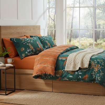 Polycotton No Pattern Duvet Cover with Pillowcases