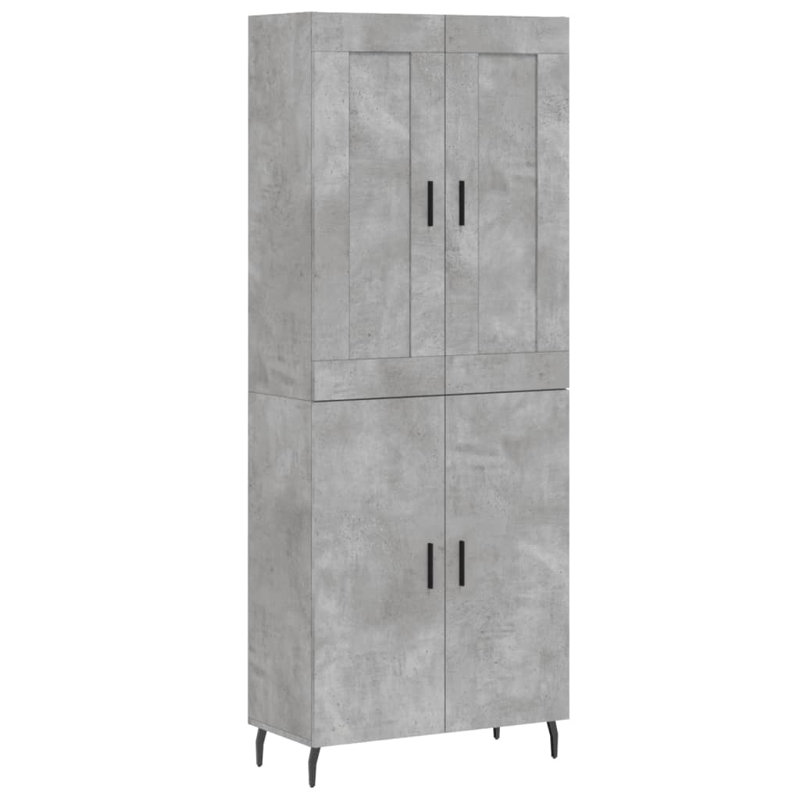 Mikaayil 4 Door Manufactured Wood Wardrobe