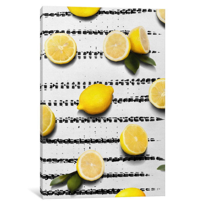«Fruit IV» par LEEMO - impression sur toile tendue, H 26 po x l 18 po x P 1,5 po