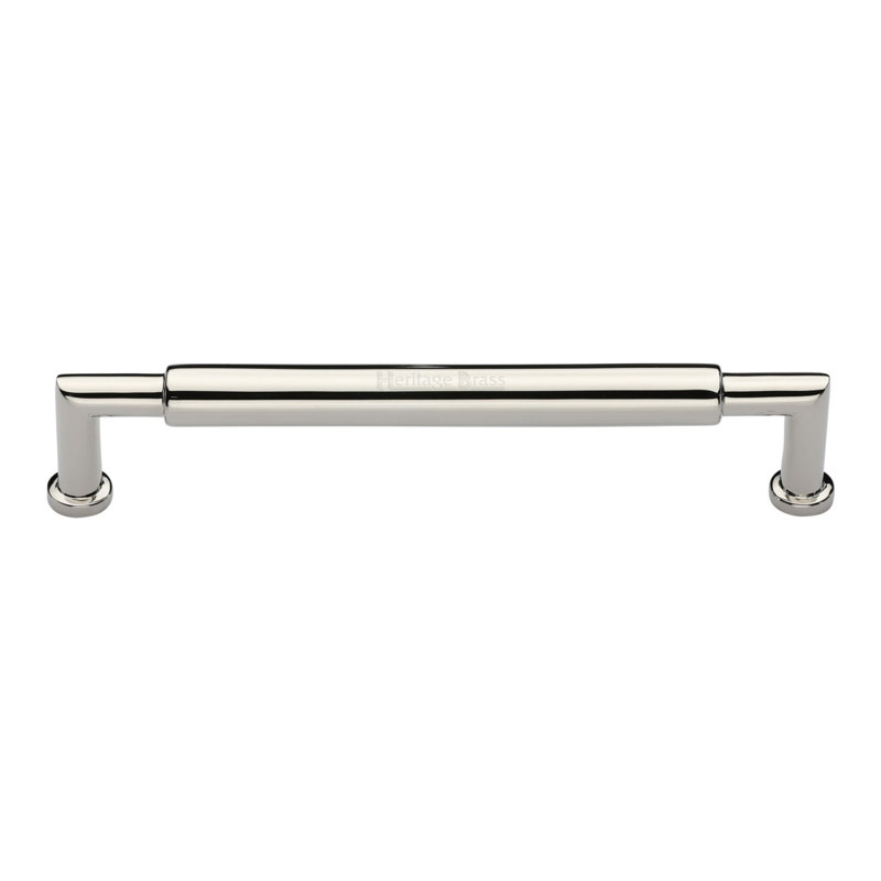 Heritage Brass Heritage Cabinet Pull Bauhaus Round Design, Satin Chrome, 217cm L x 13cm W