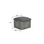 Table basse, table basse carrée avec 4 tabourets de rangement-1279970066