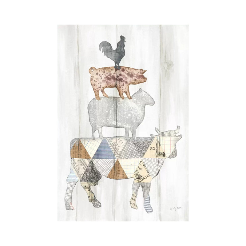 Farm Family I 1 Piece Wrapped Canvas Wall Art, 66.04 cm H x 45.72 cm W