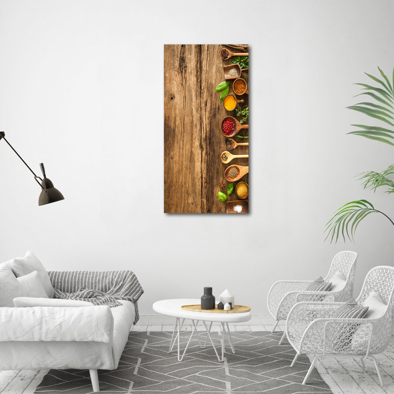 Aqeela Colourful Spices - Wrapped Canvas Print