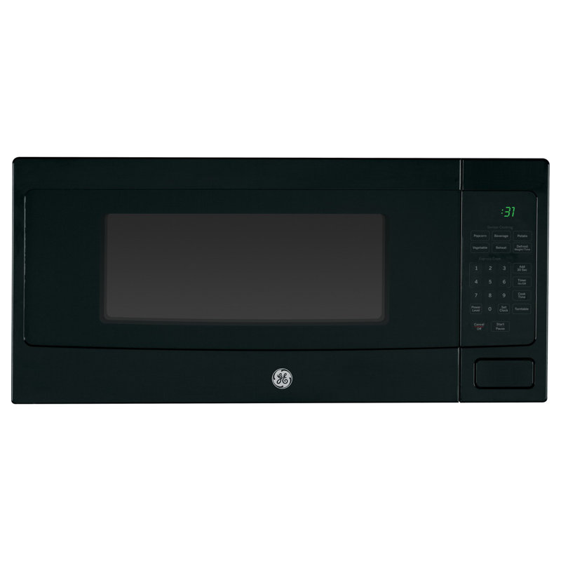 24" 1.1 cu. ft. Countertop Microwave, Black