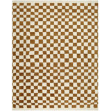 Damier Wool Plaid Area Rug