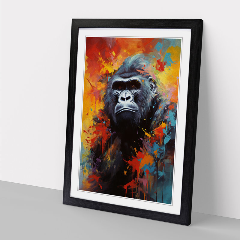 Gorilla Symbolism - Framed Print