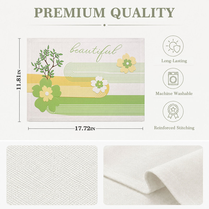 Ensemble de table rectangulaire en polyester