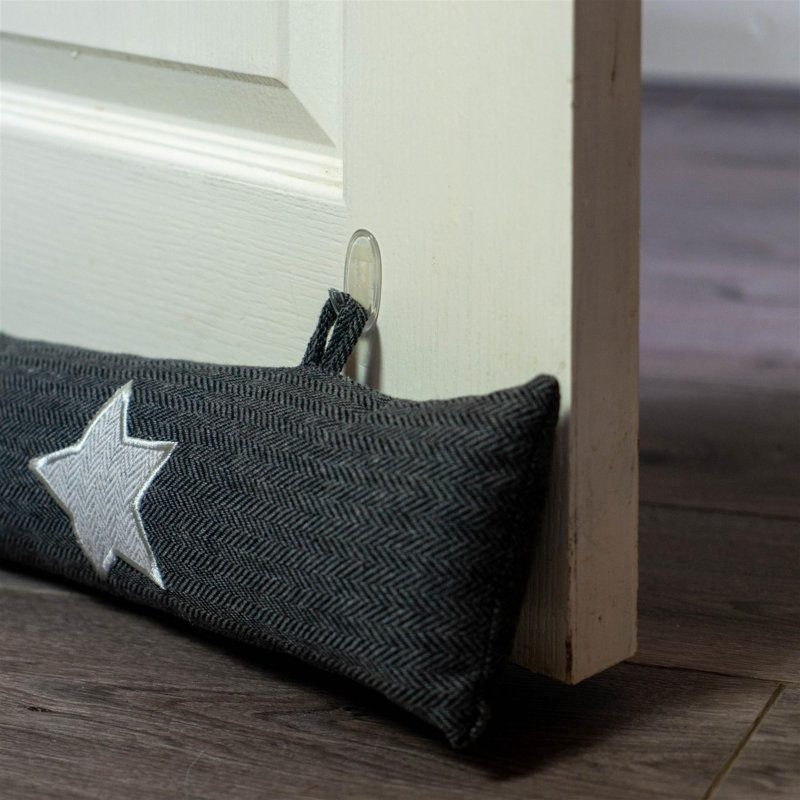 Nicola Spring - Herringbone Door Stop & Draught Excluder - Star
