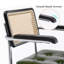 Chaise de bureau pivotante en similicuir Ayris-2021555489