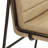 Madison Metal Frame Counter Stool In Honey Synthetic Leather-1518851163