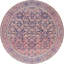 Tapis transitionnel Amilio bleu marine / mauve-1591787083