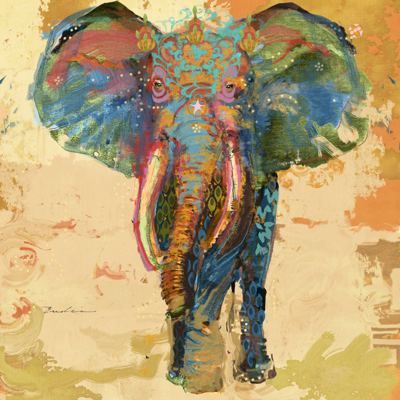 Animal Utopia III - Wrapped Canvas Painting, 30cm H x 30cm W x 3.8cm D