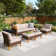 All Weather Wicker/Rattan 7 - Person Seating Group with Cushions