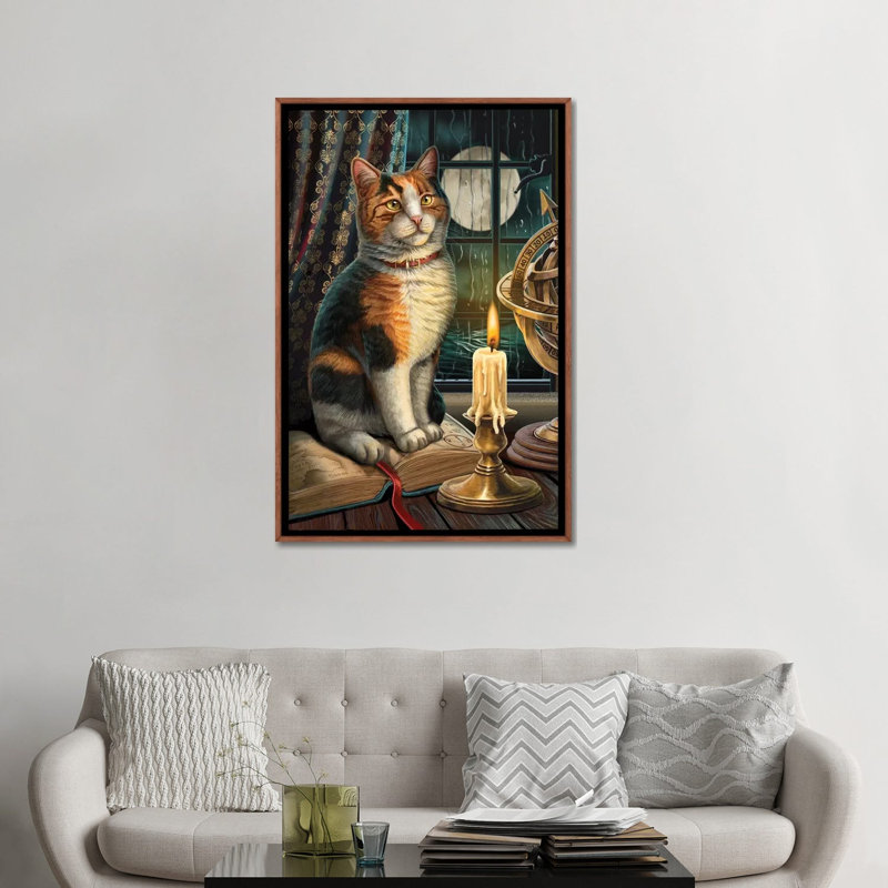 « Adventure attendant » par Lisa Parker-impression d’art graphique, H 48 po x l 32 po x P 1,5 po, Pas de tapis