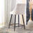 Kelsey Upholstered Counter Stool with Metal Frame-1463957477