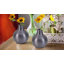 Vase en aluminium mat Lunara, vase conique moderne pour tiges simples, présentoir décoratif, décor élégant pour la maison ou le bureau minimaliste, 3,5 po de diamètre et 5 po de hauteur, paquet de 6
